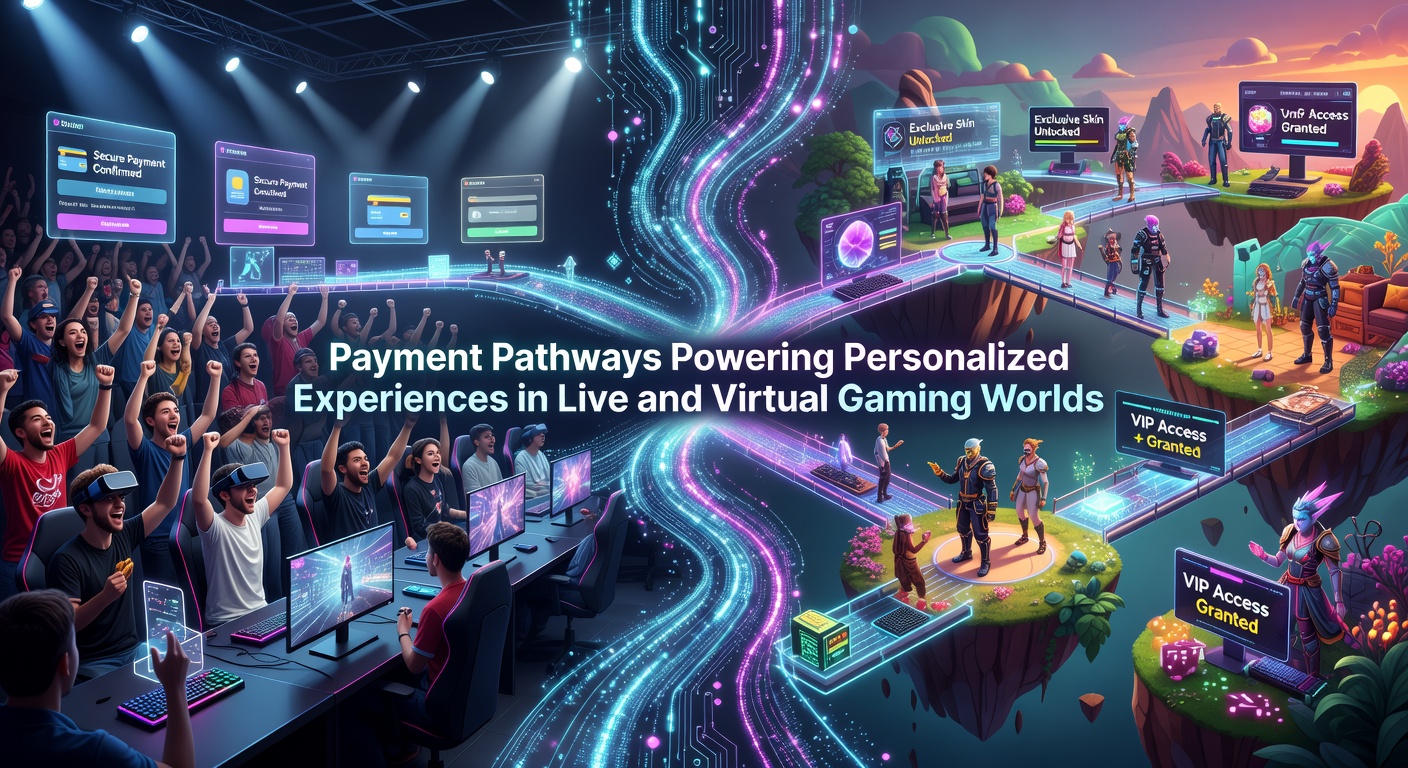 Digital payment interfaces connecting live casino tables with virtual gaming avatars through secure transaction pathways