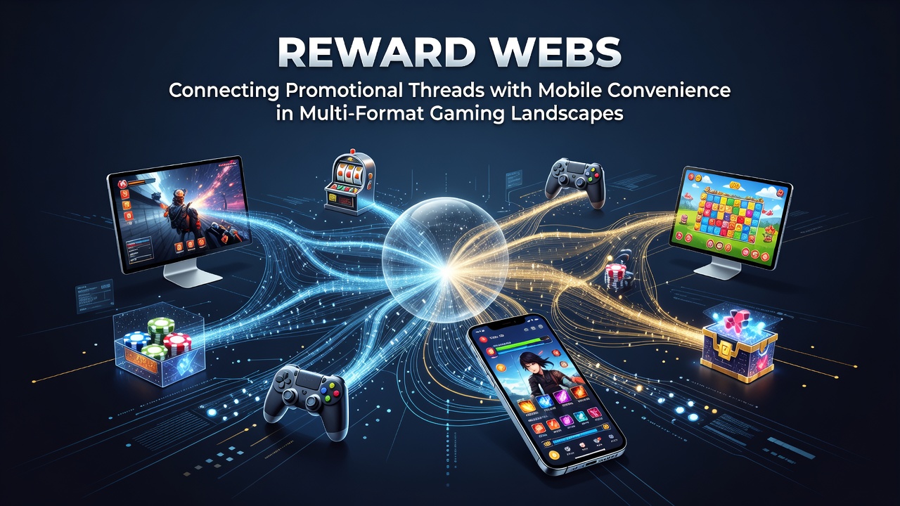 Mobile gaming interface showing interconnected reward systems across slots, tables, and sportsbooks