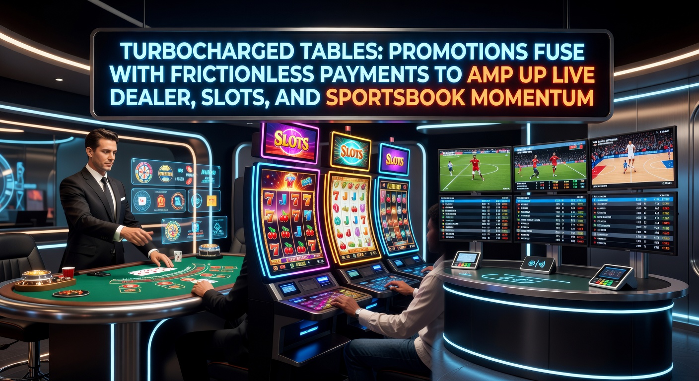 Dynamic online casino interface showing slots spinning, live dealer tables in action, and sportsbook odds updating in real-time with payment icons overlayed